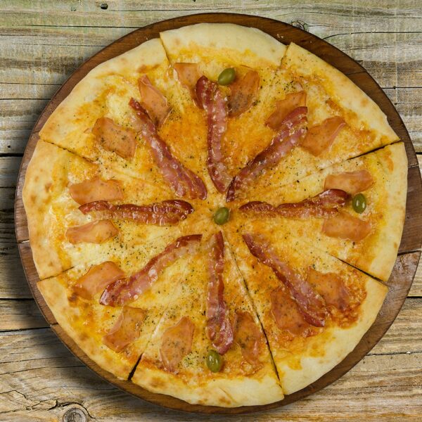 Pizza with Bacon